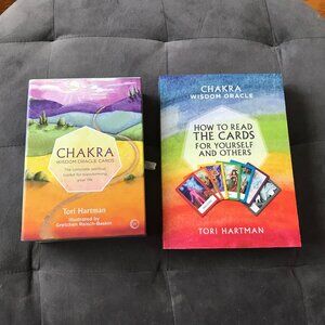 Chakra Wisdom Oracle Card Set & Matching Large Softcover Guidebook